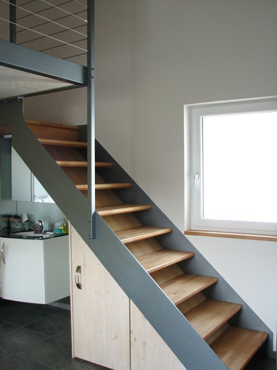 Treppe und Fenster